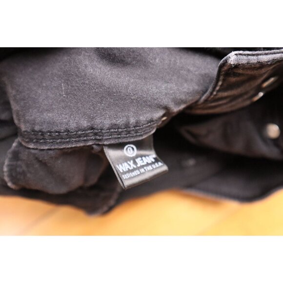 Wax Jean “Butt, I Love You” Black Skinny Jeans | Stretch Jeggings | Size 0 - Picture 5 of 7